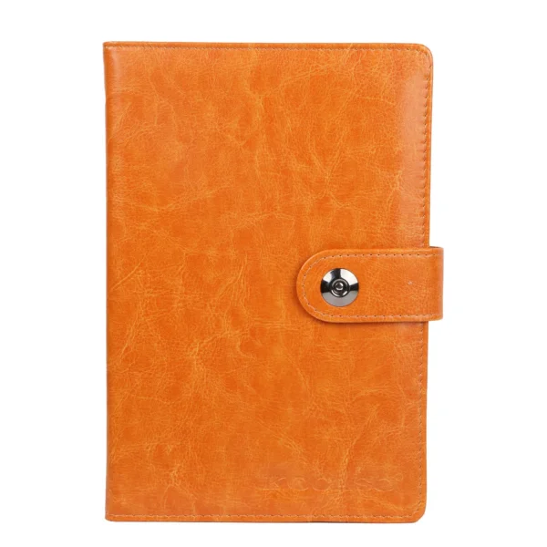 Orphic PU Leather Notebook with Calendar and Magnetic Clasp - Image 4