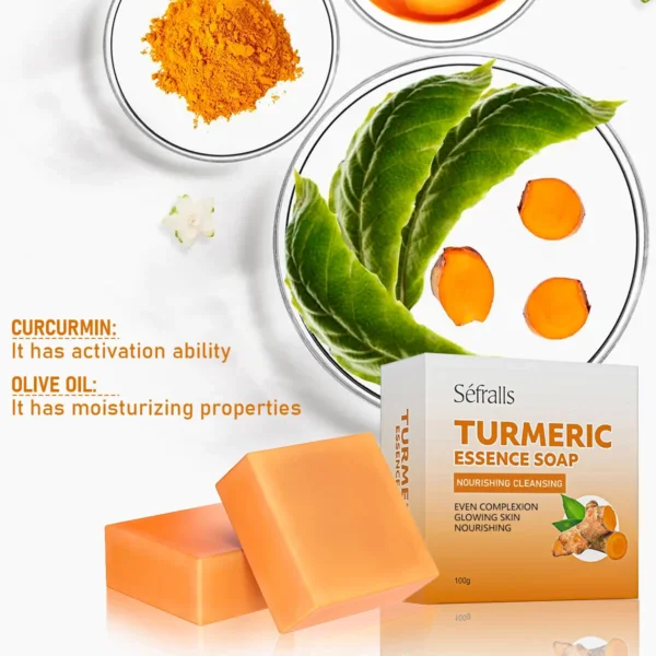 Orphic Daily Turmeric Essence Soap – Nourishing Cleanse for Face & Body - Image 2